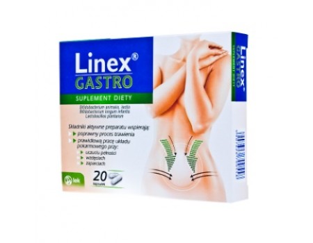 Linex Gastro 25 mg. 16 capsules